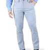 Pantalón de vestir corte Slim fit de algodón premium Strech color gris perla  para caballero